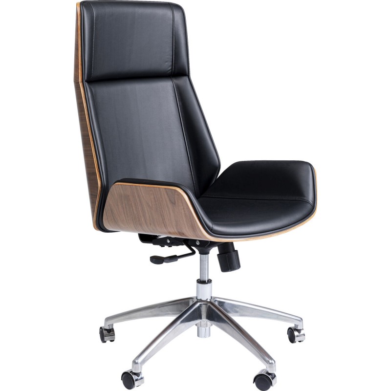 chaise-de-bureau-pivotante-rouven-noire-kare-design